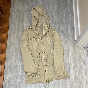 Talula Light Khaki Utility Jacket